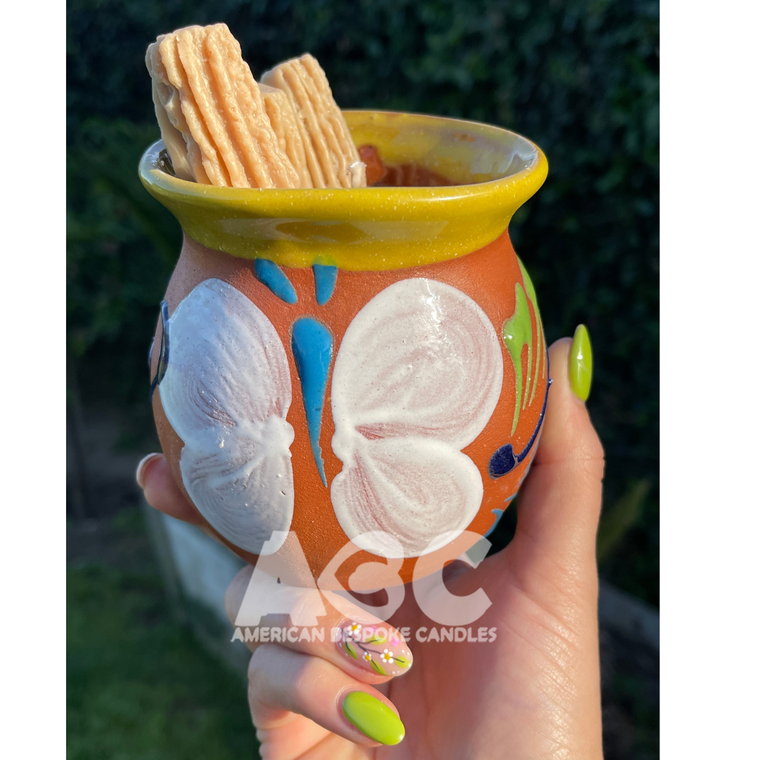 Tacita Amarilla con Churros