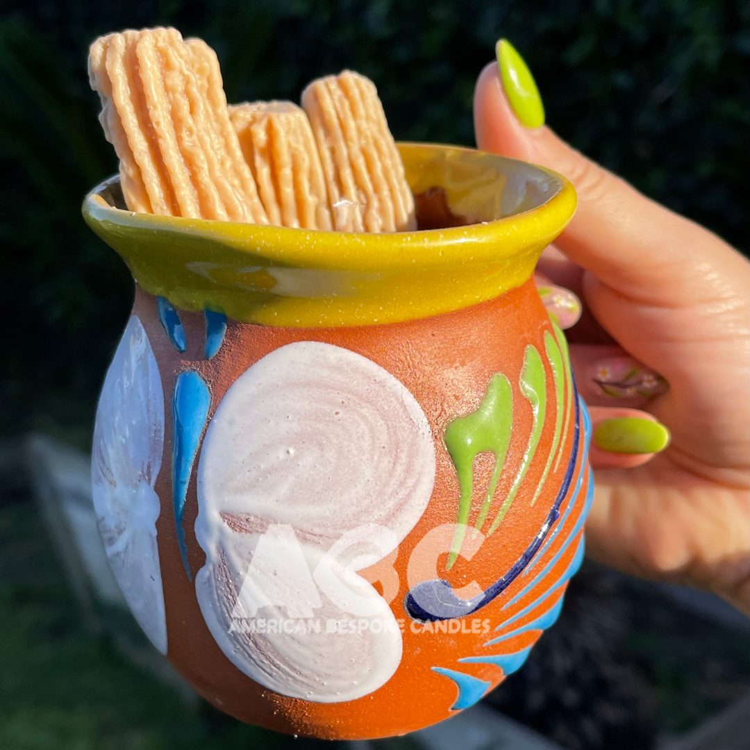 Tacita Amarilla con Churros