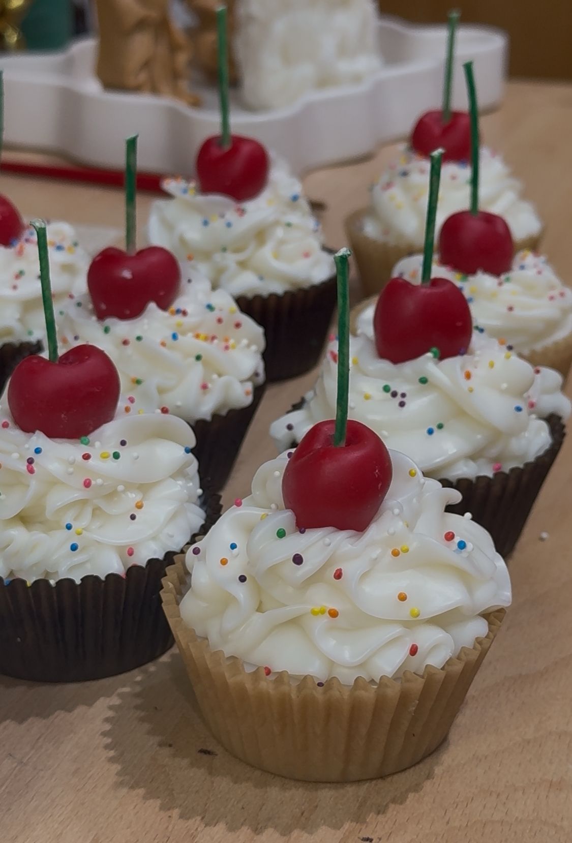 Cherry Cupcakes 🧁🍒