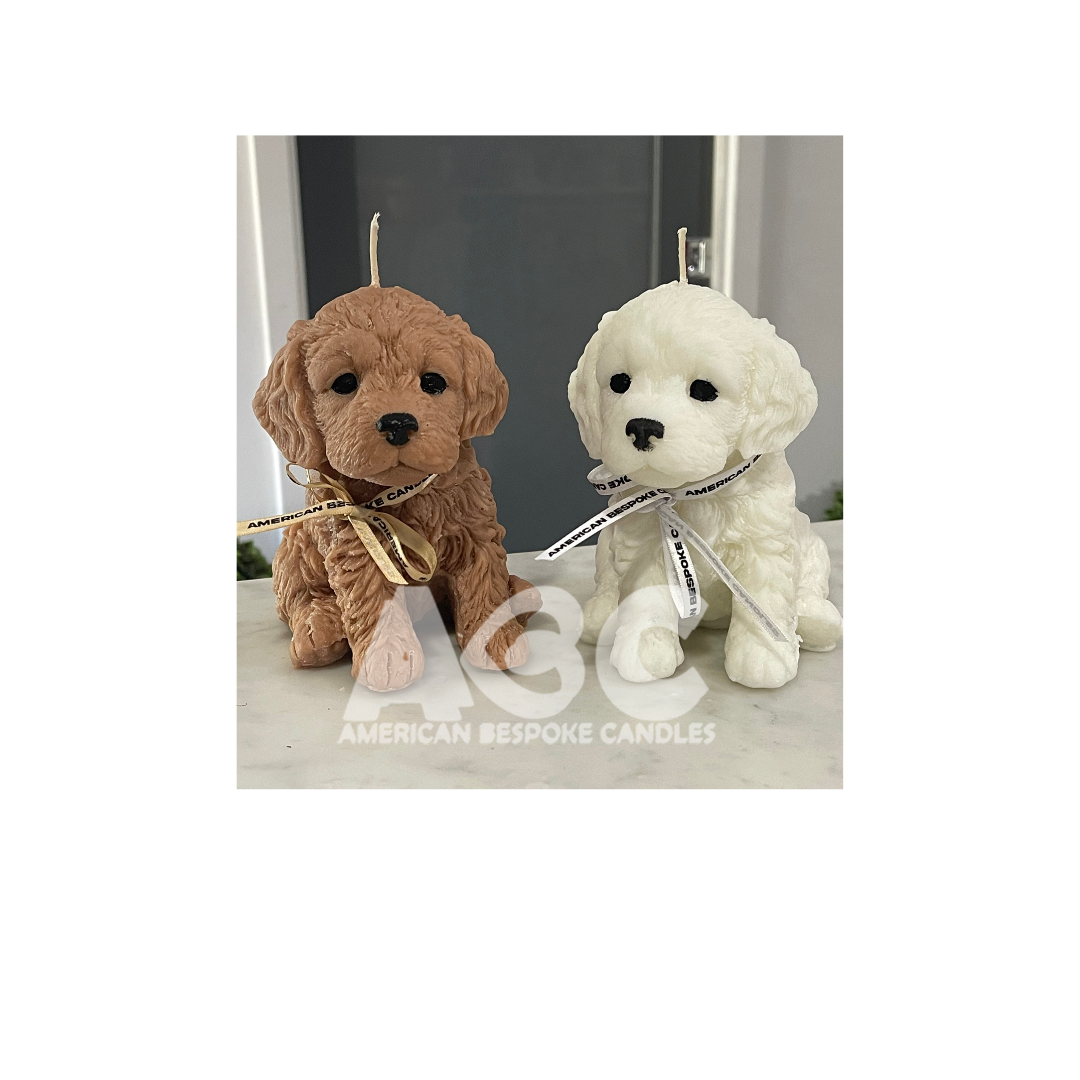 Doodle - Golden - Labradoodle Candle