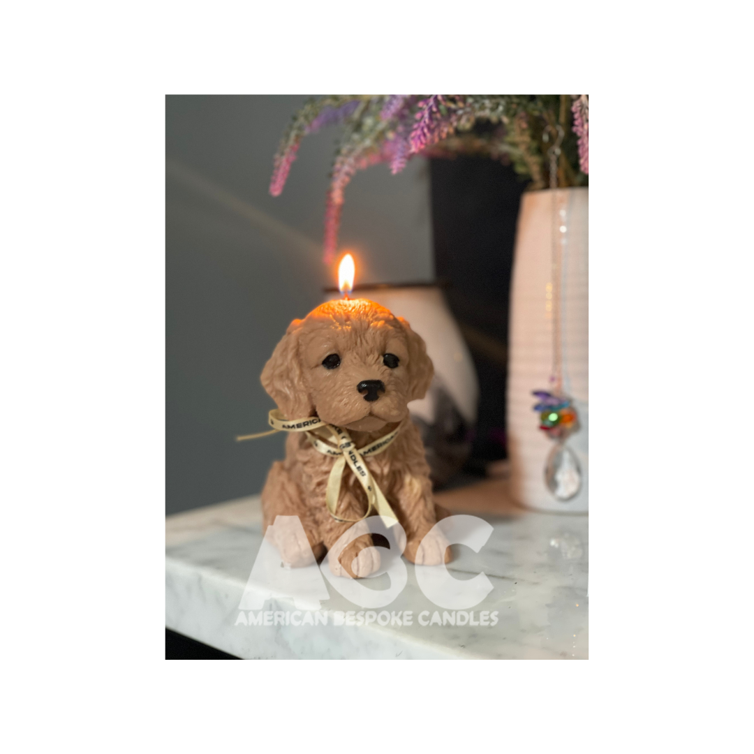 Doodle - Golden - Labradoodle Candle