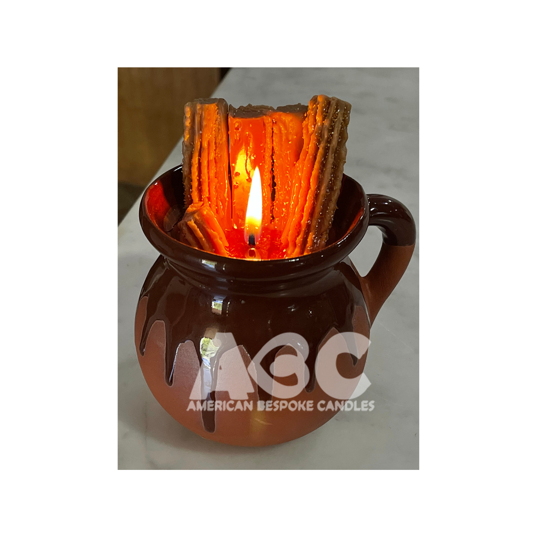 Churro Tazita Cafetera Candle