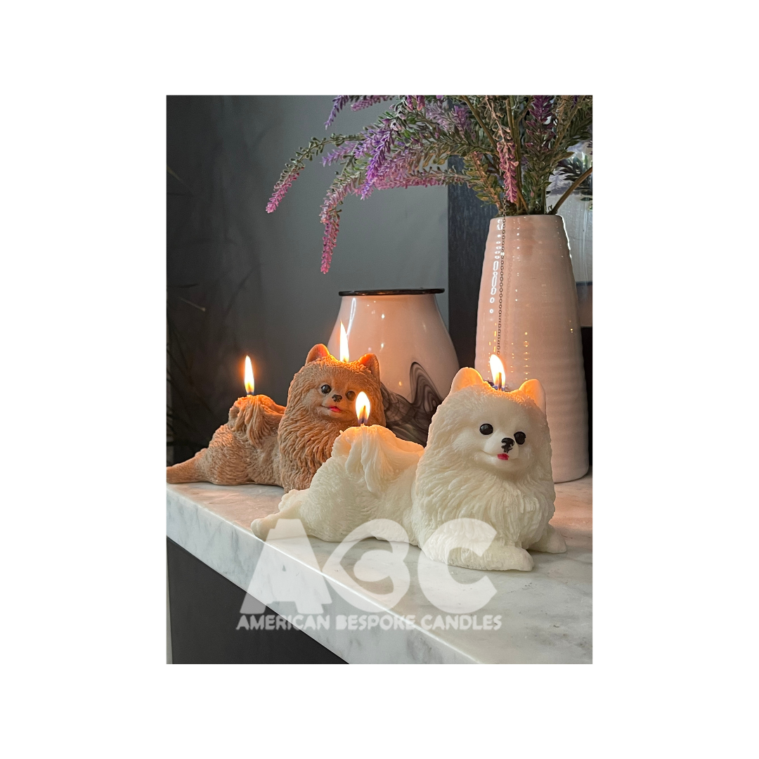 Pomeranian Candle