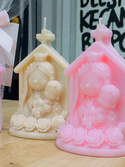 Mini virgencita con niño Dios 💫