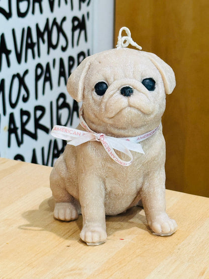 PUG Dog Candle