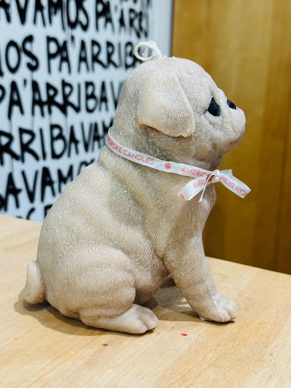 PUG Dog Candle