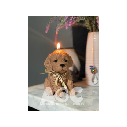Doodle - Golden - Labradoodle Candle