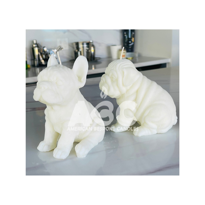 French BullDog Candle