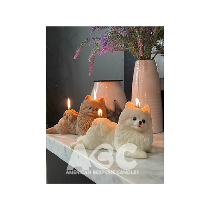 Pomeranian Candle