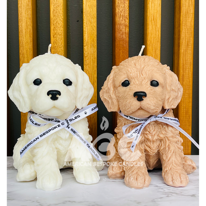 Doodle - Golden - Labradoodle Candle
