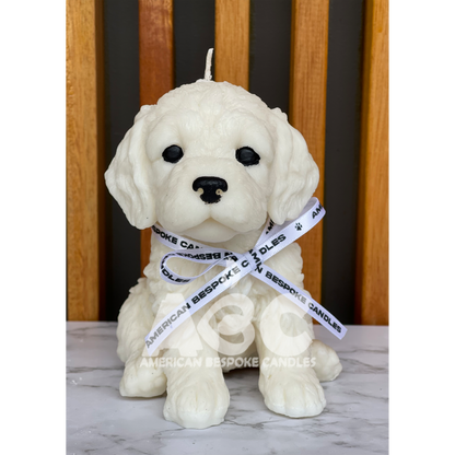 Doodle - Golden - Labradoodle Candle