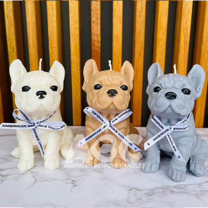 French BullDog Candle