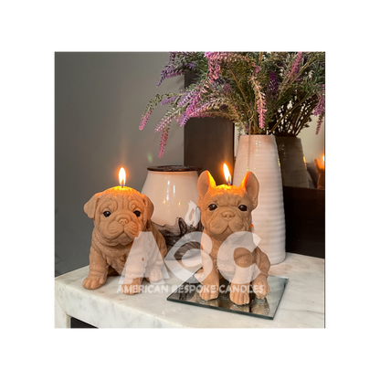 French BullDog Candle